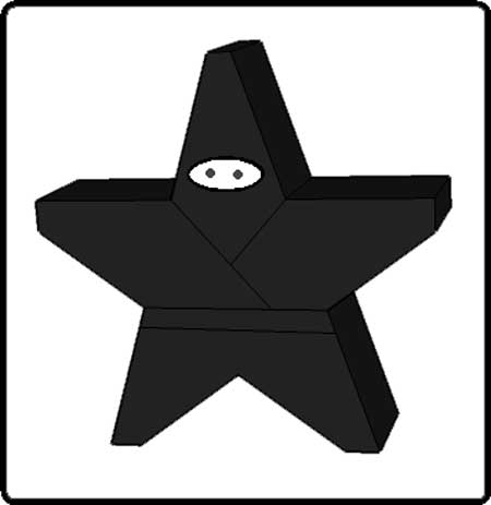 Ninja Star Papercraft