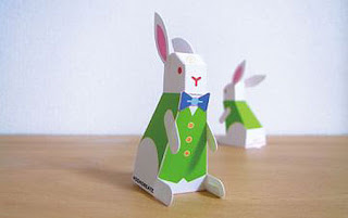 Happy Rabbit Papercraft Pyonkichi
