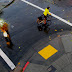 Yellow cyclist