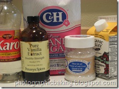 Salted caramel mise en place Salted caramel mise en place