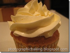 Iced cupcake