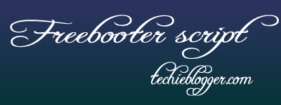 free booter script calligrpahy font