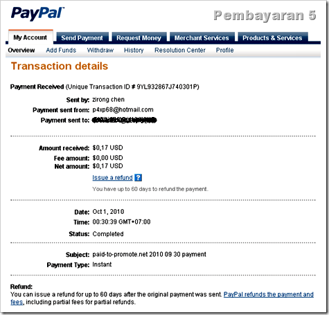 payout proof paid-to-promote 5