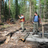 Joey and Martin - survey in Drill hole 17