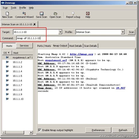 do an NMAP scan