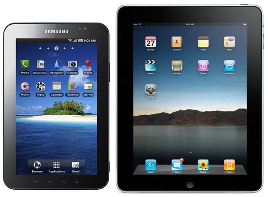 Galaxy Tab vs iPad