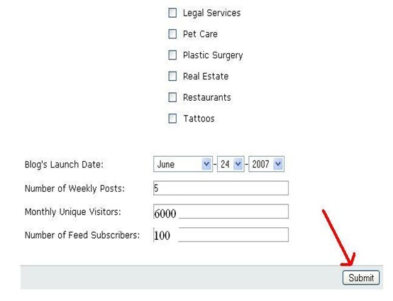 daftar blog