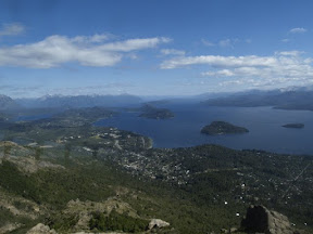 The view from Cerro Otto, Bariloche, Argentina