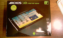 Archos 101 Internet Tablet in the box