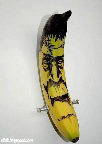 Seni kreatif dalam buah pisang