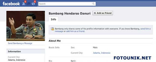 Akun Facebook Palsu KAPOLRI marak di Facebook | Jangan Tertipu!