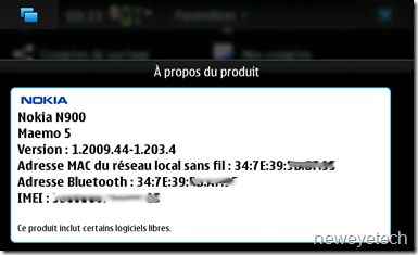 Mise à jour Nokia N900