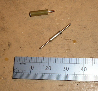 Small brass axle