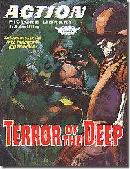 Action Picture Library No.8 - Terror of the Deep (1969) - Cover