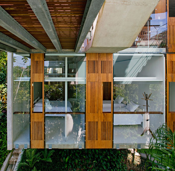 modern bedroom interior tropical house design