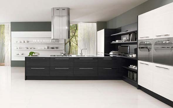black white kitchen furniture ideas pictures