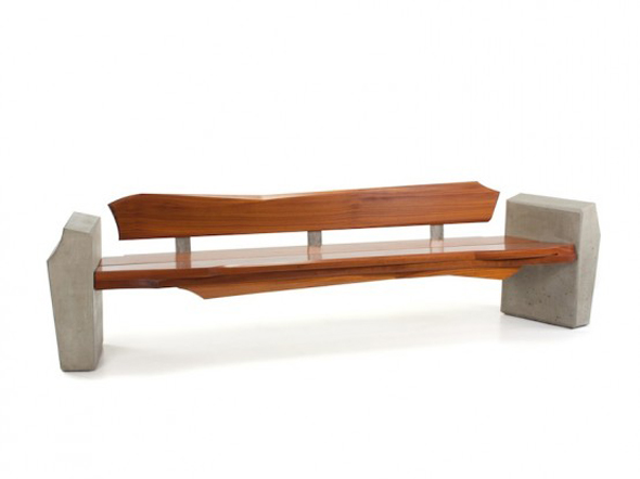 contemporary wood furniture outdoor bench design ideas