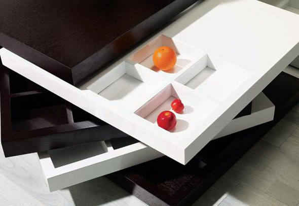 modern coffee table rack storage design ideas