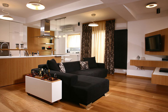 luxury apartment decorating design in timisora