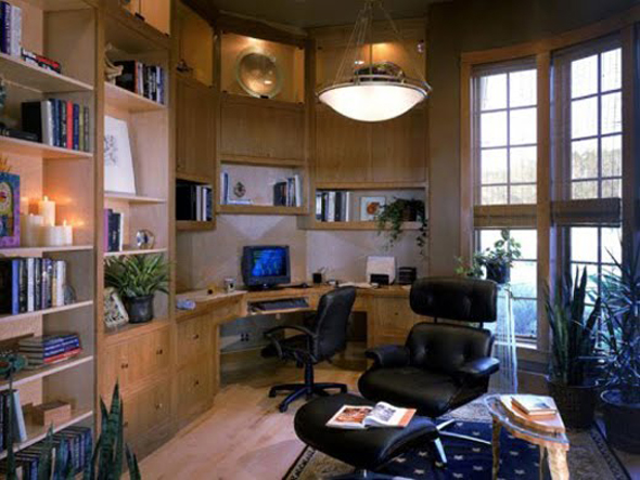 modern classic home office remodeling design