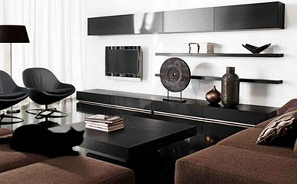 elegant living room interior decorating design