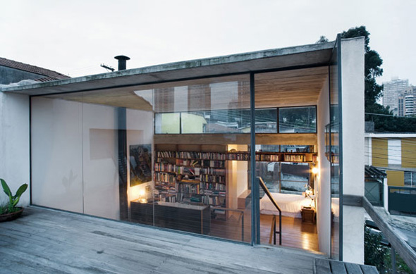 modern large glass exterior home design