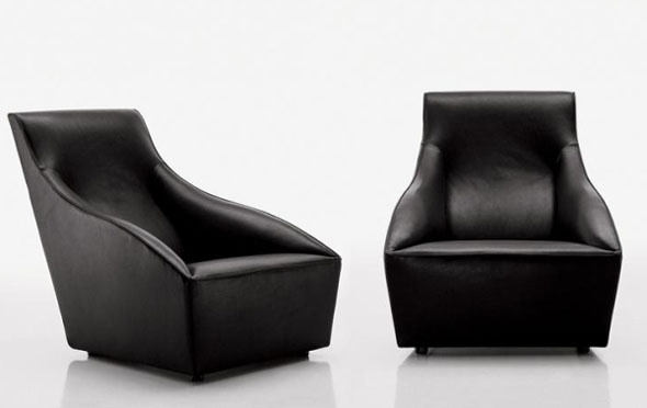 modern comfortable leather doda chair design