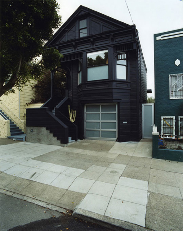 black renovation victorian home architecture design