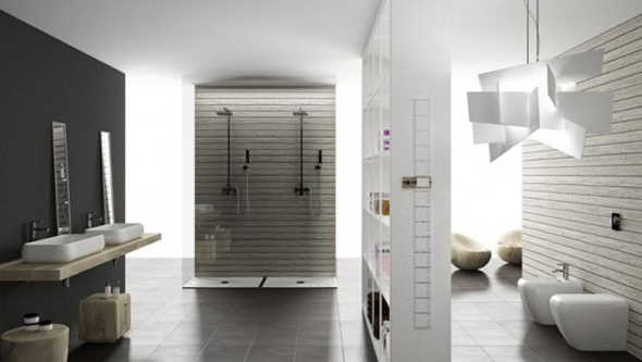 Contemporary sanitaries, design washbasins, bathrooms furnitures designed by Ceramica Cielo