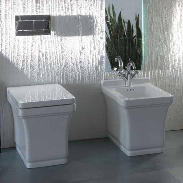 modern ceramic white faucet bathroom