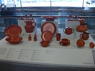 Catalina artist Maude Chase, personal dinnerware set