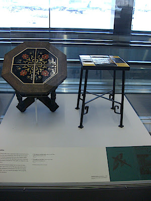 Catalina tile tables, Island made iron and wood bases