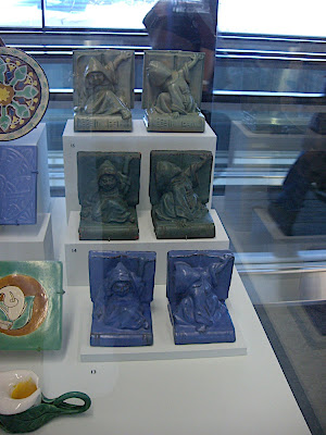 The Monk bookend trifecta, Catalina, Malibu, and Gladding McBean from bottom to top