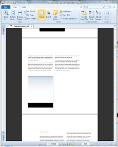 Nitro Reader แบบแสดงเมนู