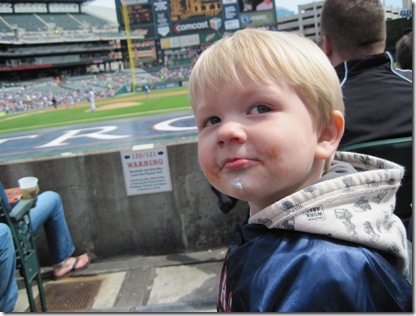 boys first ballpark comerica park detroit tigers baseball 2010