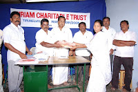 A woman from Palayamkottai receiving assistance through miriam charitable trust.
