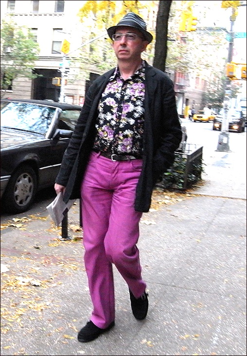 m purple pants