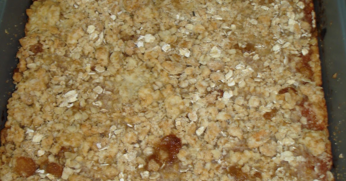 Finding Joy in My Kitchen FruitFilled Oatmeal Bars