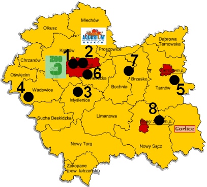 Zwierzyńce województwa małopolskiego
