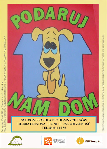 Plakat "Podaruj nam dom" Plakat "Podaruj nam dom"