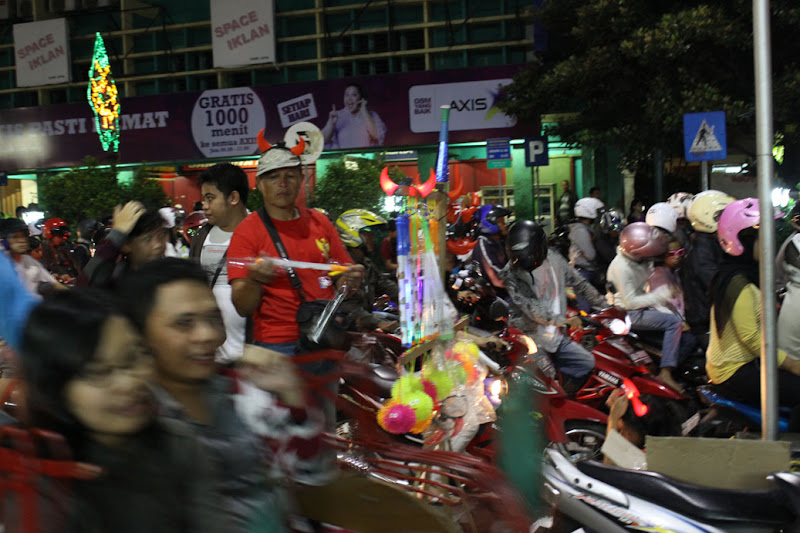 Traffic_Jl Marlioboro_New Years Eve_Jogjakarta_Indonesia