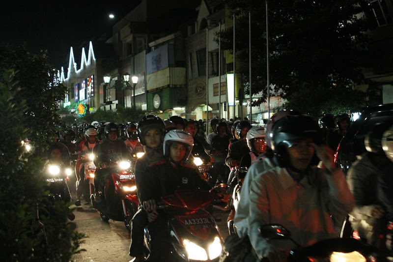 Traffic_Jl Marlioboro_New Years Eve_Jogjakarta_Indonesia