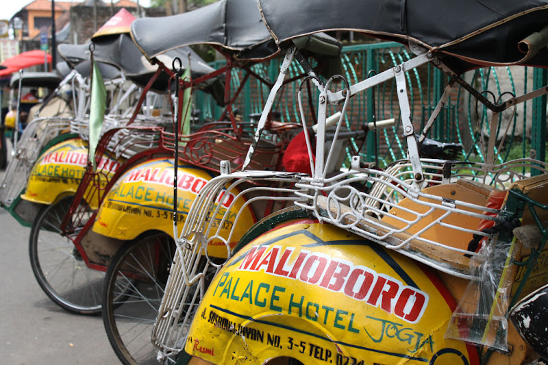 Becak_Jl Marlioboro_New Years Eve_Jogjakarta_Indonesia