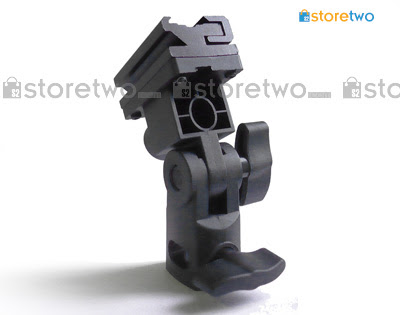 Flash Shoe Holder Swivel Bracket Adapter Mount / Umbrella Holder