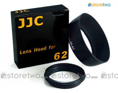 JJC Canon ES-62 Lens Hood with Hood Adapter 62-L