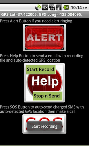 anti-Kidnap SOS Voice+ GPS+