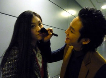 รูปภาพในกองถ่ายละครเรื่อง You’re Beautiful