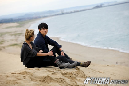 ภาพถ่าย BoA จากกองละคร Athena ในญี่ปุ่น