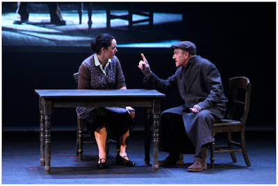 Derbhle Crotty and Eamon Morrissey in a scene from Sive by John B. Keane. Photo by Colm Hogan.