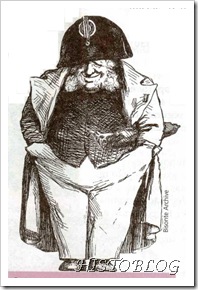caricatura de Luís Filipe Orléans